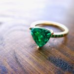 It takes roughly 4 weeks to craft this ring including sourcing the Emerald and fabrication.