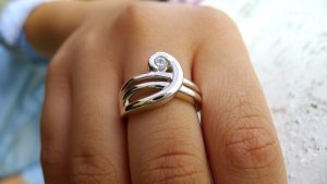 Designed in a way to catch the light, like the waves on the ocean